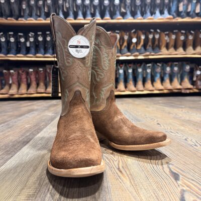 Black Jack Men's Brown Ranch Hand Rough-Out Boot