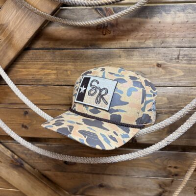 Saddle Rags TX Flag Cap - Retro Duck Camo
