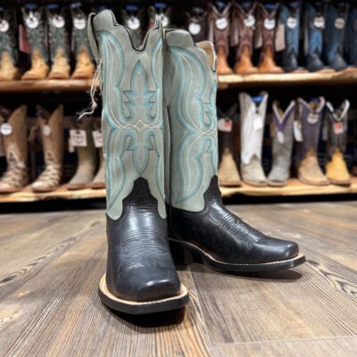 R Watson RW Ranch Women's Black Goat Boot