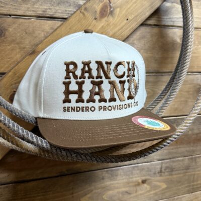 Sendero Provisions Ranch Hand Cap-Cream/Brown