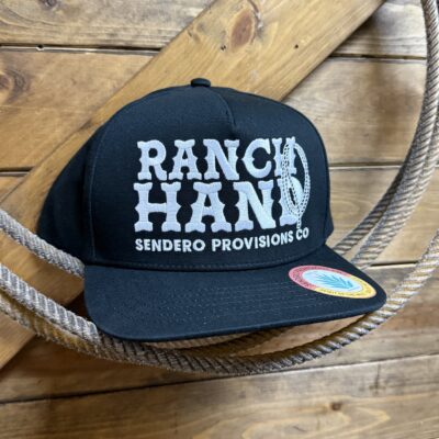 Sendero Provisions Ranch Hand Cap-Black/White