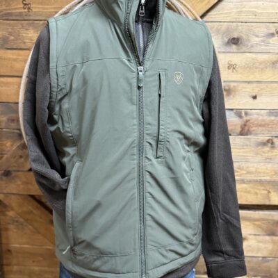 Mens Ariat Pioneer Vest-Green
