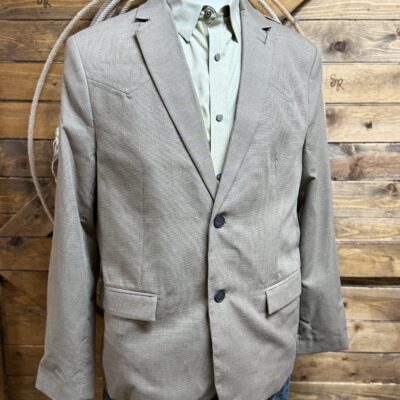 Mens Cinch Western Blazer-Brown Tweed