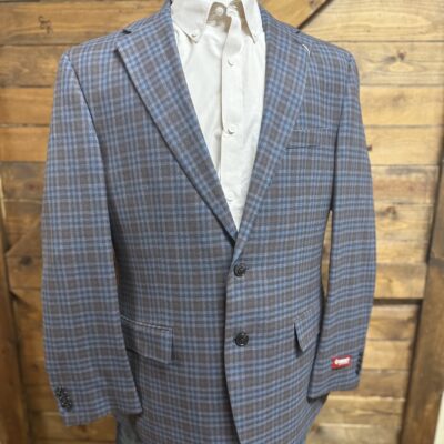 Mens Hooey Sport Coat-Grey/Rust