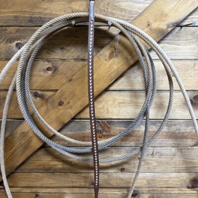 Challenger Leather Hat Band w/ Center Braid