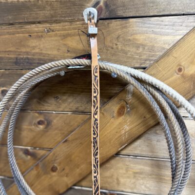 Challenger Tooled Leather Hat Band